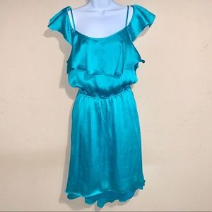 Bisou Bisou teal dress size 10